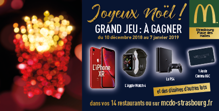 C’est Noël chez McDonald’s™ Place des Halles