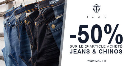 Jeans & Chinos chez IZAC