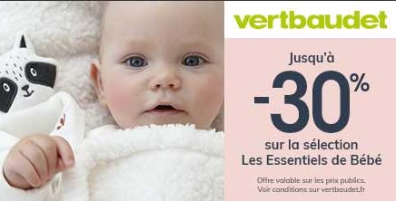 The baby essentials are up to 30%