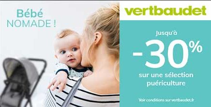 Bébé nomade : jusqu’à -30%