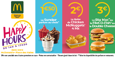 Happy Hours chez McDo !