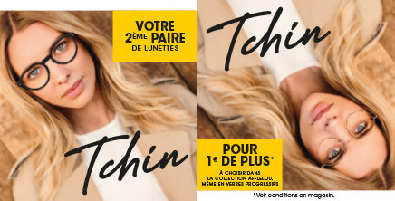 Votre 2ème paire pour 1€ de plus